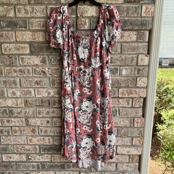 🍒💣 Torrid floral peasant style dress - Picture 6 of 13